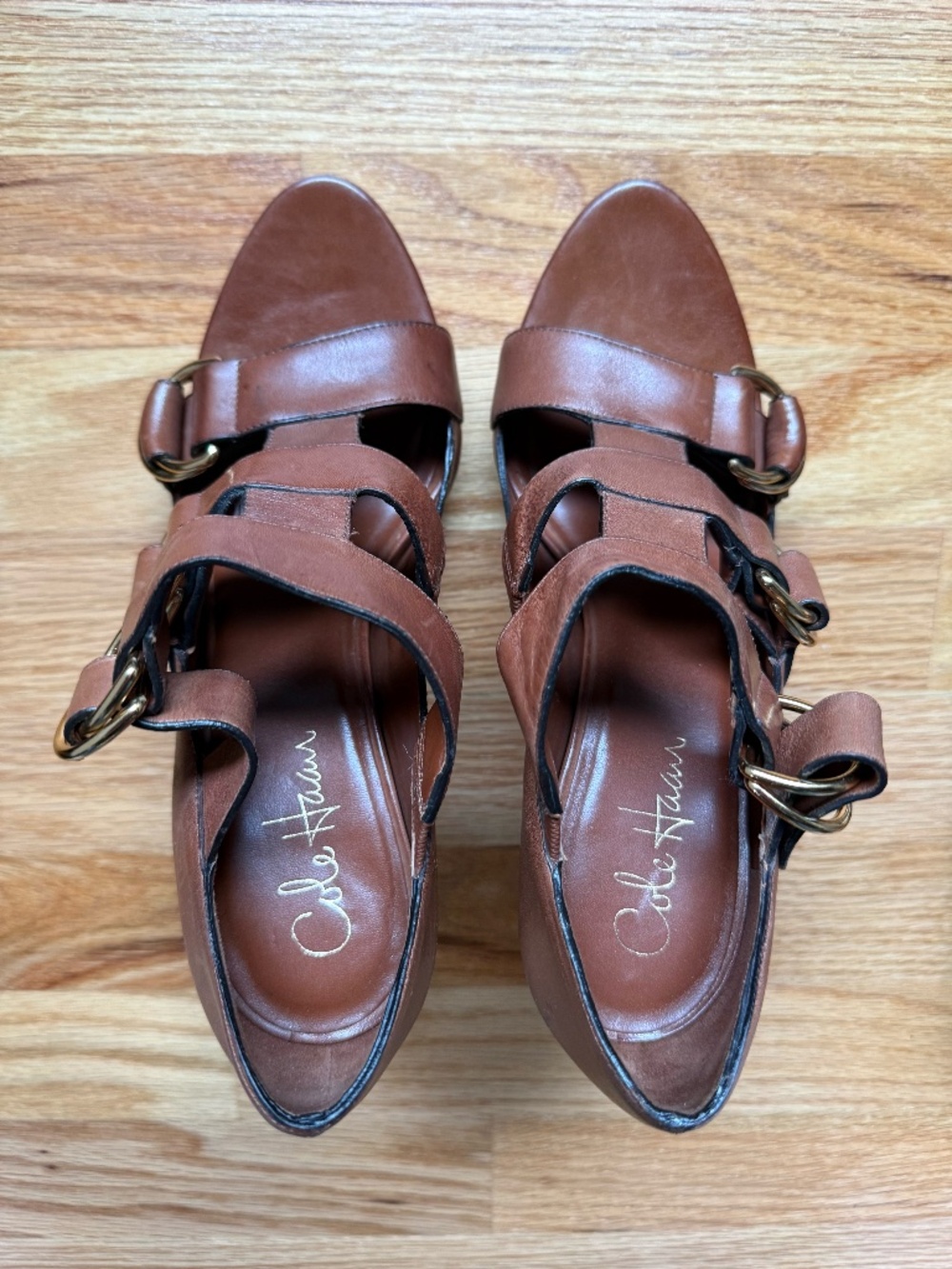 Cole Haan Brown Leather Sandal - New (no box)